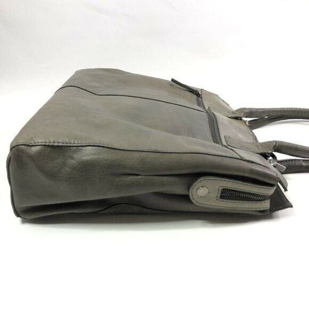 Spikes And Sparrow Women's Leather Addison Shopper Tote Large Gray NWT - Picture 6 of 9